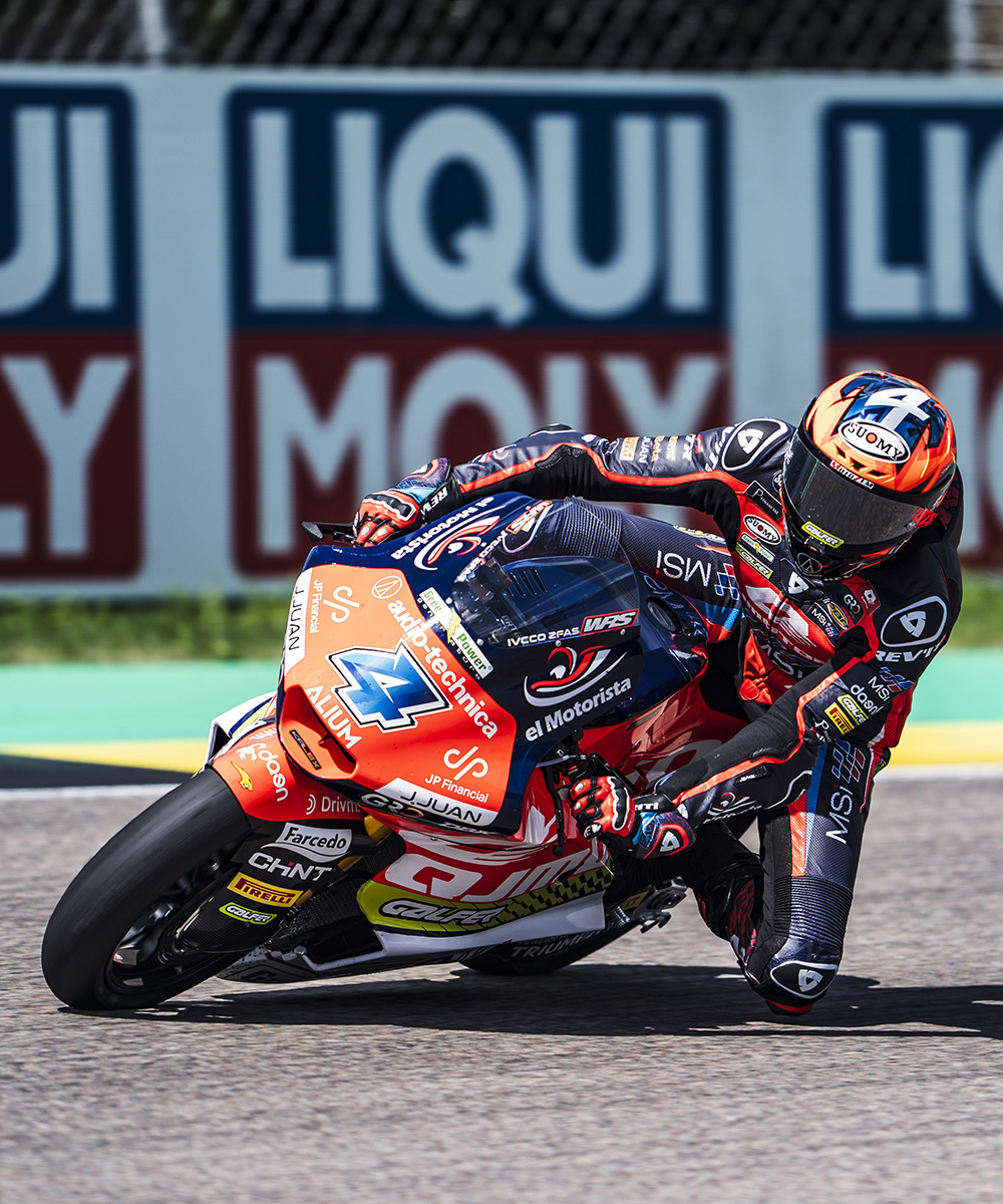 Iván Ortolá #4, piloto del MSI Racing Team en Moto2 durante la temporada 2026
